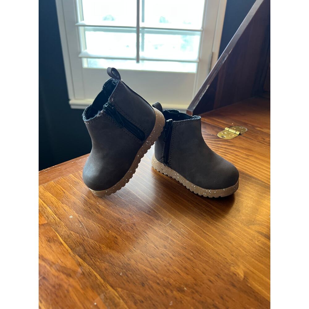 Wonder Nation Toddler 3 Dark Brown Chelsea Ankle Boots Speckled‎ Sole Gorpcore